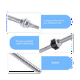 Hanger Bolts M10 X 250 Mm Pre Assembled V2A Height Adjustable For hanger-bolts-m10-x-250-mm-pre-assembled-v2a-height-adjustable-for