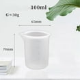 thumbnail image 3 of Diy Kitchen Measuring Cup 2-piece Set, 100ml+250ml Crystal Gel Drop Silica Gel Measuring Cup Set, Liquid And Dry Measuring Cup, 3 of 5