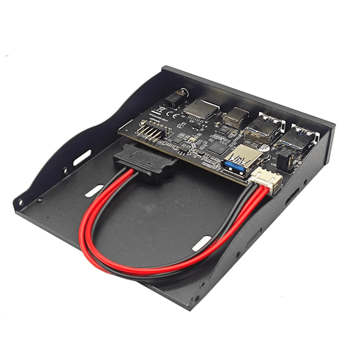 USB Front Panel HUB 5Gbps 2 X USB3.0 + 1 X TYPE-C + TF/SD + HD AUDIO 3.5mm Earphone Jack Mic Adapter for Desktop