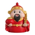 thumbnail image 3 of Sculpture Dieu de la Richesse, Cadeaux Mignons, Petite Statue de Caisin pour Chambre, Bureau, Maison, Rouge, 3 of 8