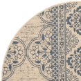 thumbnail image 5 of SAFAVIEH Linden Malandra Floral Area Rug, Blue/Cream, 6'7" x 6'7" Round, 5 of 7