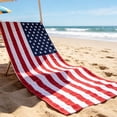 thumbnail image 4 of Patriotic Beach Towel 250th Anniversary 4th of July Independence Day Fireworks Stars Soft Towels for Travel Swimming Bath E, 4 of 7