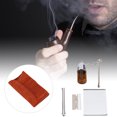 thumbnail image 4 of Kit de herramientas para tabaco, cuchara para fumar, botella de vidrio, juego portátil para fumar con bolsa de almacenamiento, 5 uds., 4 of 7