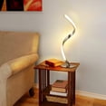 thumbnail image 4 of Lámpara de mesa en espiral, lámpara de escritorio LED curva, luz blanca cálida de 6 W con cable de 1,5 m, 4 of 5