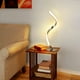thumbnail image 4 of Lámpara de mesa en espiral, lámpara de escritorio LED curva, luz blanca cálida de 6 W con cable de 1,5 m, 4 of 5