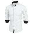 thumbnail image 3 of Coofandy Men's Fashion Slim Fit Dress Shirt Casual Shirt, 3 of 12
