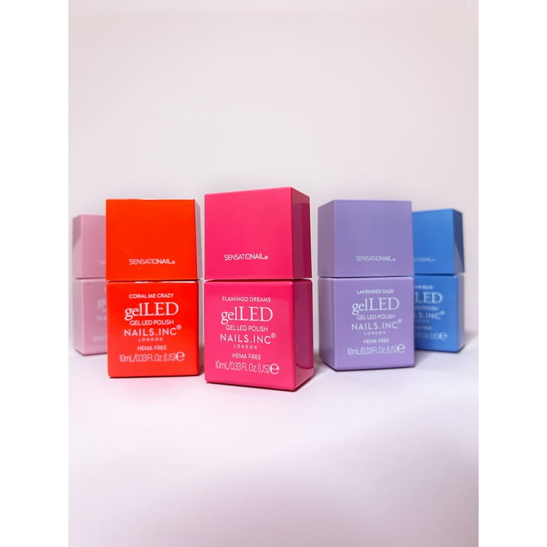 Nails.INC x Sensationail GelLED On-The-Go Mini Portable LED Lamp, Cures in 60 Seconds