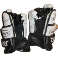 thumbnail image 3 of Rebellion Pro Series 5500 Leather Junior Hockey Gloves - Black/White, 3 of 5