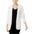 thumbnail image 2 of Chaqueta con cuello chal Calvin Klein para mujer, Blanco, 10, 2 of 2