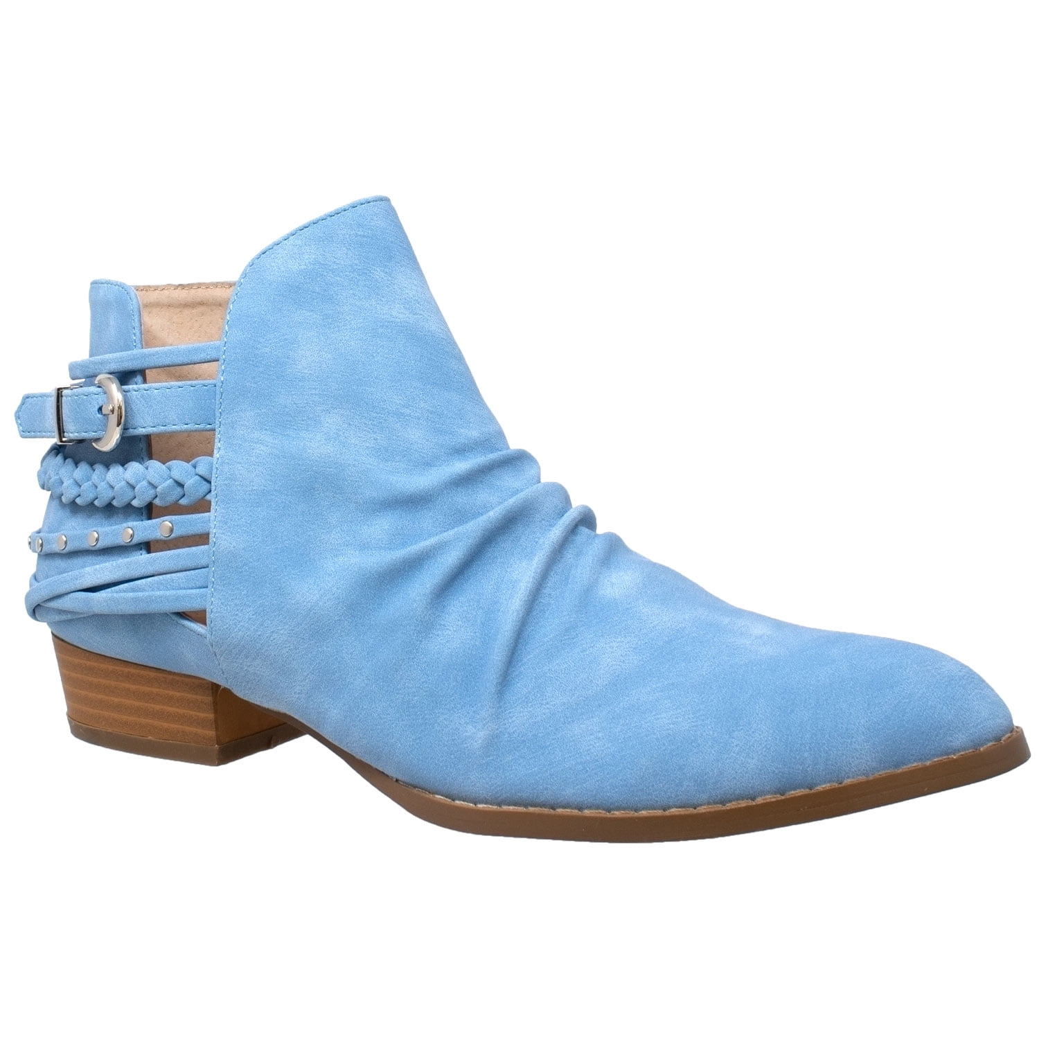 SOBEYO Women Ankle Boots Western Block 
