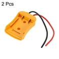 thumbnail image 3 of Uxcell Battery Adapter Converter for DIY Rc Car Truck Toys' 20V Battery with  Wire Harness Connector, 2pcs, Yellow, 3 of 6