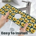 thumbnail image 6 of Kdxio Sunflowers Pattern Non-Slip Diatom Mud Faucet Drain Pad,Self Absorbent Mat for Kitchen Sink for Variety Kitchen & Bathroom Countertops, 6 of 7