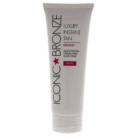Iconic Bronze Luxury Instant Tan - Medium Matte , 3.38 oz Bronzer