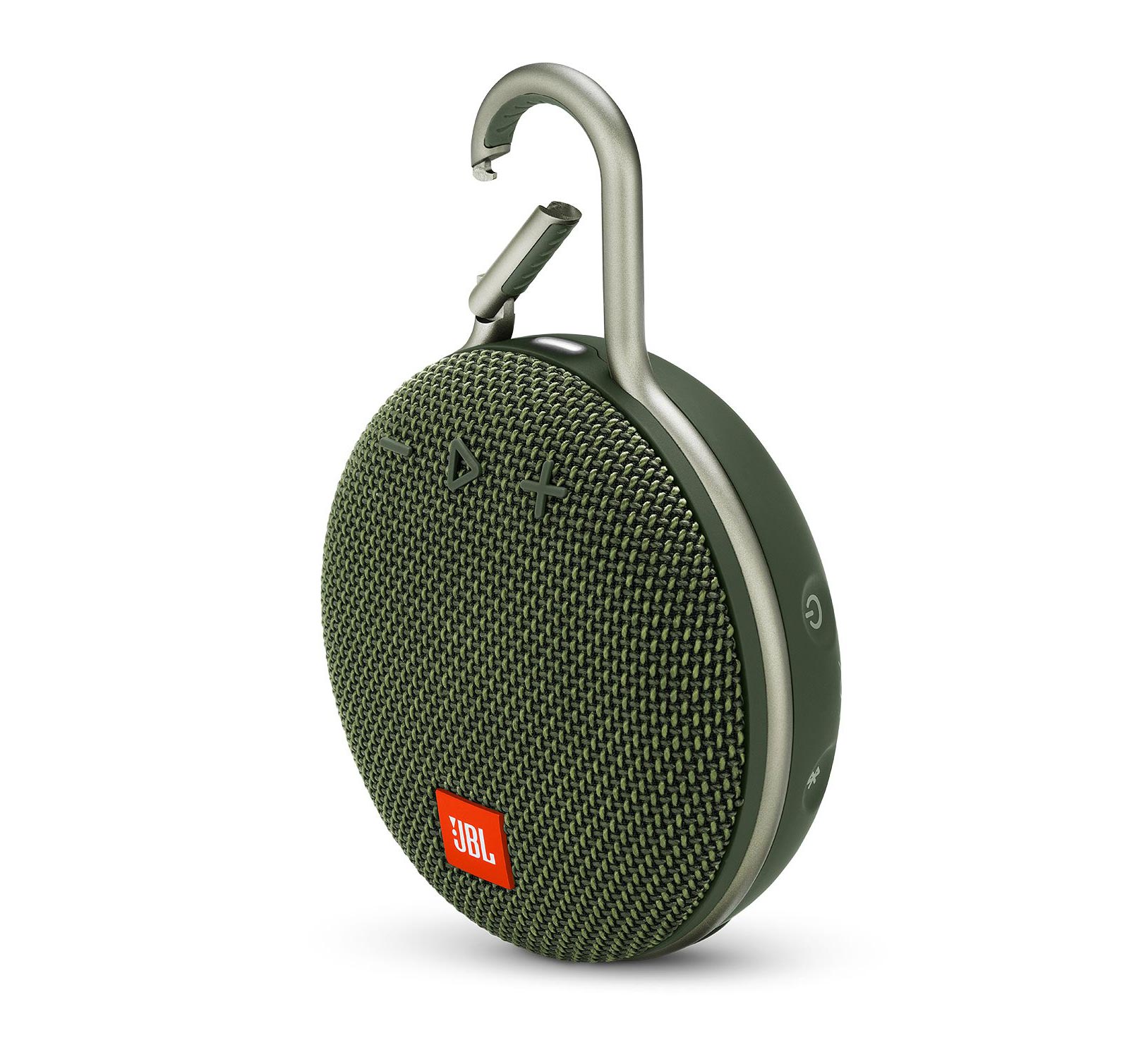 JBL Clip 3 Portable Bluetooth Speaker with Carabiner - Green - image 2 of 4