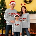 thumbnail image 2 of Fiaer Matching Family Christmas Sweatshirts Crew Neck Funny Graphic Pullovers Plus Size Long Sleeve Warm Tops Kid 140, 2 of 7