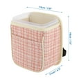thumbnail image 4 of Unique Bargains Car Trash Can Portable and Hanging Front Rear Seats Back Trash Bin Pink 1pcs, 4 of 6