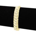 thumbnail image 5 of SuperJeweler 1 Carat Diamond Wave Bracelet With Yellow Gold Overlay, 7 Inches For Women, 5 of 5