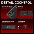 thumbnail image 6 of EWEADN 63 Keys Tri-mode Mechanical Gaming Keyboard, Hot Swappable Red Switch RGB Backlit Wireless Compact PC Keyboard, 6 of 6
