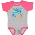 thumbnail image 3 of Inktastic Stegosaurus Space Dinosaur with Stars and Planet Boys or Girls Baby Bodysuit, 3 of 5