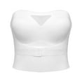thumbnail image 4 of Everyday Bras for Women High Compression Sports Bras for Women Sports Bras for Girls Sports Bra with Clasp Strapless Bra for Women Sports Bra Padded Y Sports Bra Super Bra Womens Bras No White XL, 4 of 5
