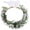 Green, variant on HAOSHICS Simulation Floral Wreath Garland Hair Hoop Bride Flower Headband Headwear with Ribbon for Wedding Travel Vacation Photo Party (Egg Yellow)