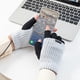 thumbnail image 2 of Naiovety Guantes sin dedos Guantes de calefacción eléctrica recargables de invierno Protector de manos Suministros térmicos gris claro, 2 of 6