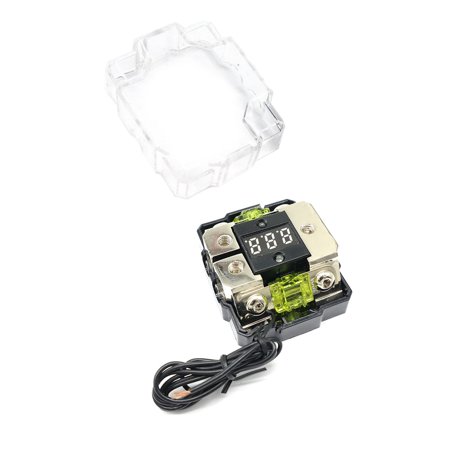TAPDRA Car Audio Amplifier Fuse Holder 100A 12V-24V for Vehicles Boats Protection Zinc Alloy Plastic Easy Install