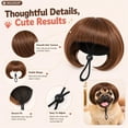 thumbnail image 6 of Funny Pet Wig Headband for Dogs & Cats – Cute Costume Accessory for Photos, Parties Holidays, Wigs Costumes Outfit Halloween, Small Medium Large Dog, Cat Cosplay Clothes Accessories, 6 of 8