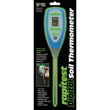Luster Leaf Rapitest Soil - Luster Leaf Rapitest Digital Soil Thermometer