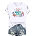 thumbnail image 5 of successthop Egg Shirts for Adults Womens Happy Easter Short Sleeve Holiday T Shirt Crewneck Shirt Summer Vacation Top M, 5 of 6