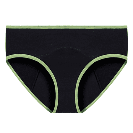 Fulorrnie Underwear for Women Plus Size Briefs Leakproof Breathable Panty Period Comfort Waist Elastic Flat Seams Panties Light Green XXL