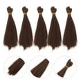 thumbnail image 3 of Modas de muñecas de moda de 5 piezas de moda hermosas pelucas de cabello de muñeca pelucas de cabello de muñeca Cañas de muñecas de bricolaje, 3 of 5