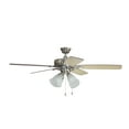 thumbnail image 2 of Craftmade Tce525c4 Twist N Click 52" 5 Blade Led Indoor Ceiling Fan - White, 2 of 4