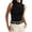 Black #14, variant on Tank Tops Women Mock Neck Sleeveless Tops 2026 Summer Knit Office Layer Tees Ribbed Lightweight Turtleneck Loose Fit Basic Tanks