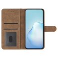 thumbnail image 3 of For iPhone 16e Case Flip Leather Retro Phone Cover Lines Imprinted - Grey, 3 of 5
