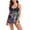 C Blue, variant on Elainilye Fashion Women's Tankini Swimsuits Casual Sling Sexy Printing Split Two Piece Swimsuit Beachwear Swimdress,Blue