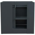 thumbnail image 4 of Bellaterra Home 400700-37L-DG-BGRDL 37 in. Single Sink Vanity with Galaxy Granite Top, Dark Gray & Black - Left Door & Round Left Sink, 4 of 15