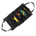 thumbnail image 1 of Labymos Canvas Roll-up Tool Bag, Multi-Purpose Tool Roll Pouch Tool Organizer with 5 Zipper Pockets, 1 of 8