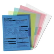 Smead Poly Translucent Project Jackets Asst 5/PK Letter
