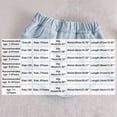 thumbnail image 2 of NAISIBABY Girls Denim Shorts, High Rise Stretch with Pockets Cute Fashion Jean Shorts Light Blue Size 8, 2 of 7