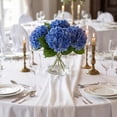 thumbnail image 3 of Artificial Hydrangea White Real Touch Artificial Flowers Artificial Flowers for Outdoors Fake Flowers Artificial Plants for Wedding Home Porch Garden Decor Single Piece, 3 of 6