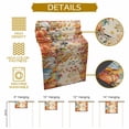 thumbnail image 5 of Orange Fall Table Runner, Autumn Thanksgiving Kitchen Dining Table Decoration for Home Party Decor 13x48 Inches, 5 of 9