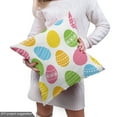 thumbnail image 4 of Ambesonne Easter Fabric by the Yard Upholstery, Greeting Spring Holiday, 5 Yards, Multicolor, 4 of 4