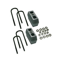 Superlift by RealTruck 4" Block Kit | Rear Lift Blocks, U-Bolts, & Hardware | 1849 | Compatible with 1980-1997 Ford F-250 2WD