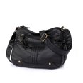 thumbnail image 2 of Bolso Tipo Cartera Informal para Mujer Correa Ajustable Bandolera Bolso PU Con (negro), 2 of 9