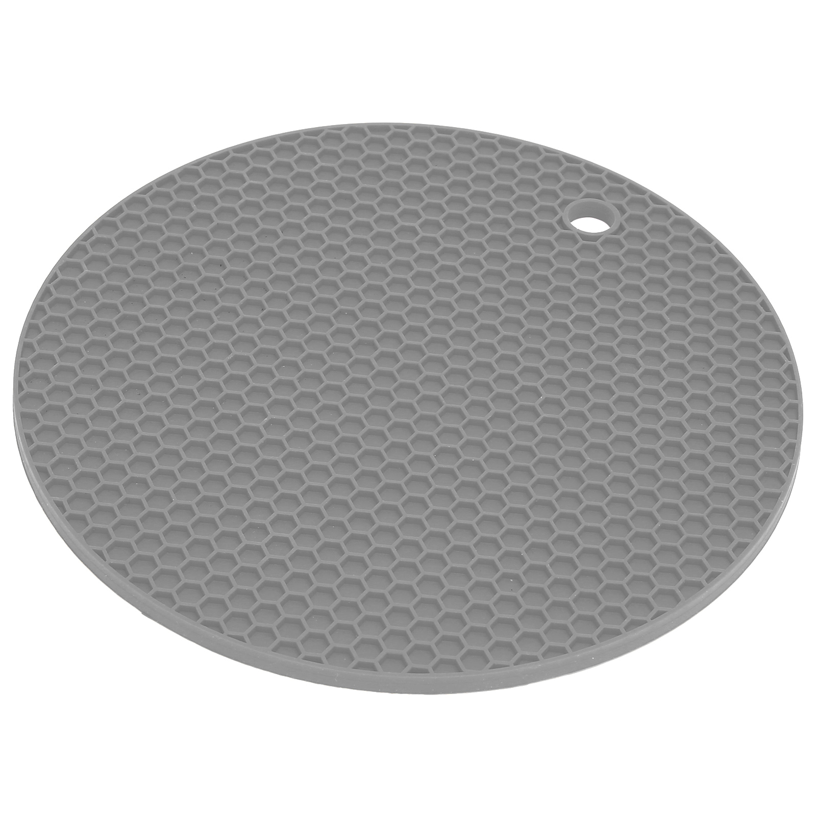 Tebru Table Mat,Silicone Mat,Round Shape Mat Food Grade Thickened Silicone  Placemat Insulation Pad Microwave Oven Mat 
