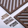 thumbnail image 4 of Modern Wooden Wall Sculptures - Set of 3 - Home Decor Accent - Large Wall Art for Living Room, Bedroom, Office - Easy Installation (Walnut, Large - Mountain and Sun, Unframed), 4 of 8