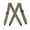 Khaki, variant on Heavy Duty Work Suspenders For Men Big And Tall 2 Inch Wide Adjustable Khaki Suspenders