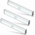 thumbnail image 1 of Luz LED inalámbrica con sensor de movimiento, recargable por USB, magnética, 2 modos, portátil, para armario y emergencia, para seguridad nocturna de niños, 1 of 5