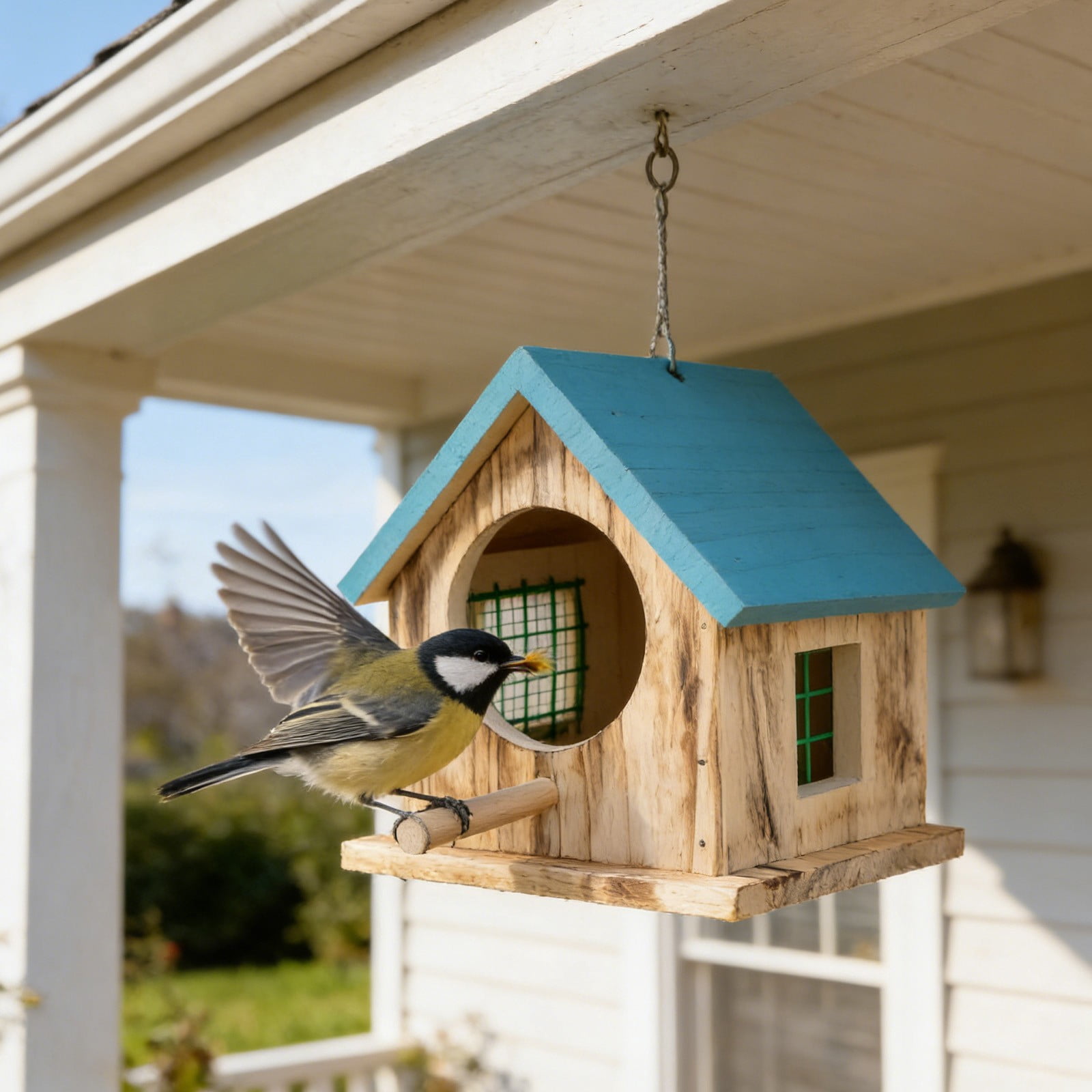 Bird Feeders For Outdoors Bird House Frame Wooden Bird Nests Courtyard Hanging Mini Bird Nests Outdoor Bird House Bird Feeder Bird Feeder Birdhouses Squirrel Proof